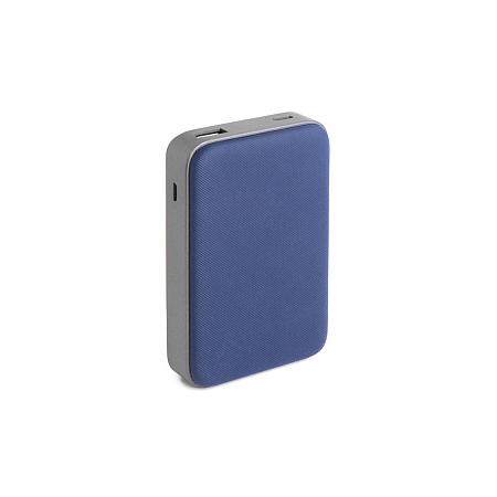 Внешний аккумулятор "ATOM" 10000 мАч, Type-C, экран, Soft-touch